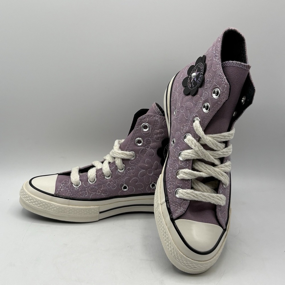 Converse Chuck 70 Gradient Flowers Hi‎ Top Sneakers Orchid Dust/Egret/Black Sz 6 - Picture 2 of 10